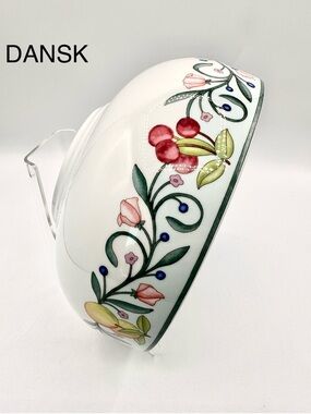 Dansk Vegetable / Salad Bowl. Printemp pattern. Made in Portugal.